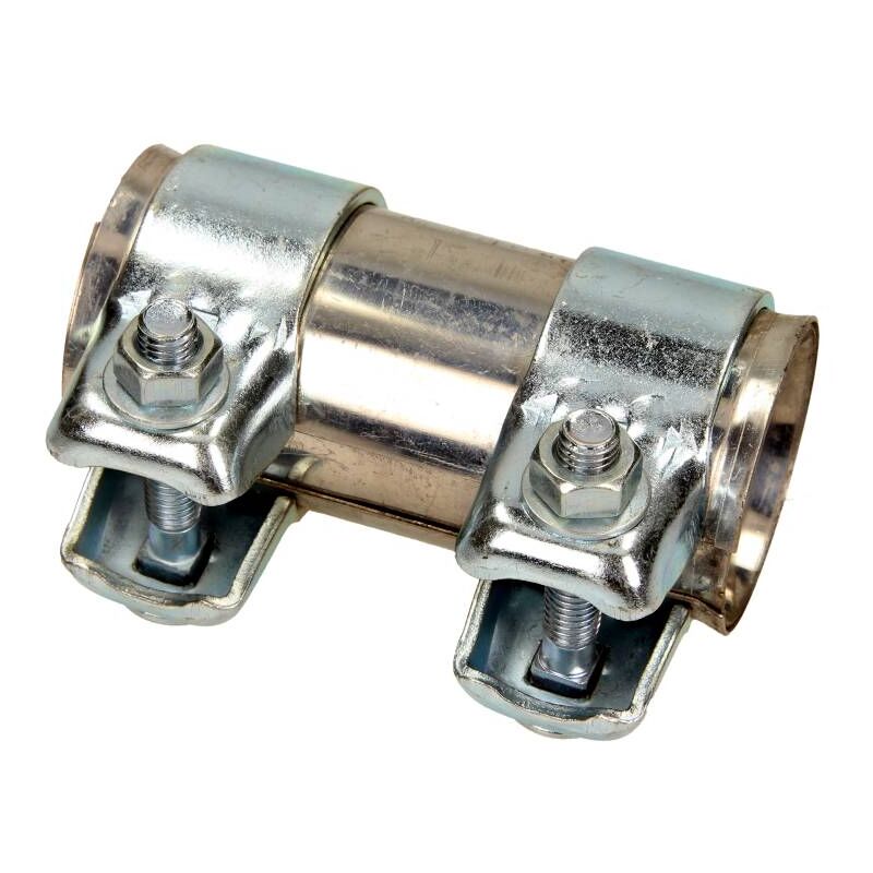 Collier De Serrage Réducteur Échappement 42-45 Mm – Adaptateur Inox Avec 2 Colliers M8, Longueur 120 Mm, Réparation Pro Échappement