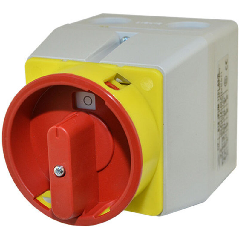 GOMETY Interrupteur Principal - 16 A - 3 Broches - Avec Boîtier En