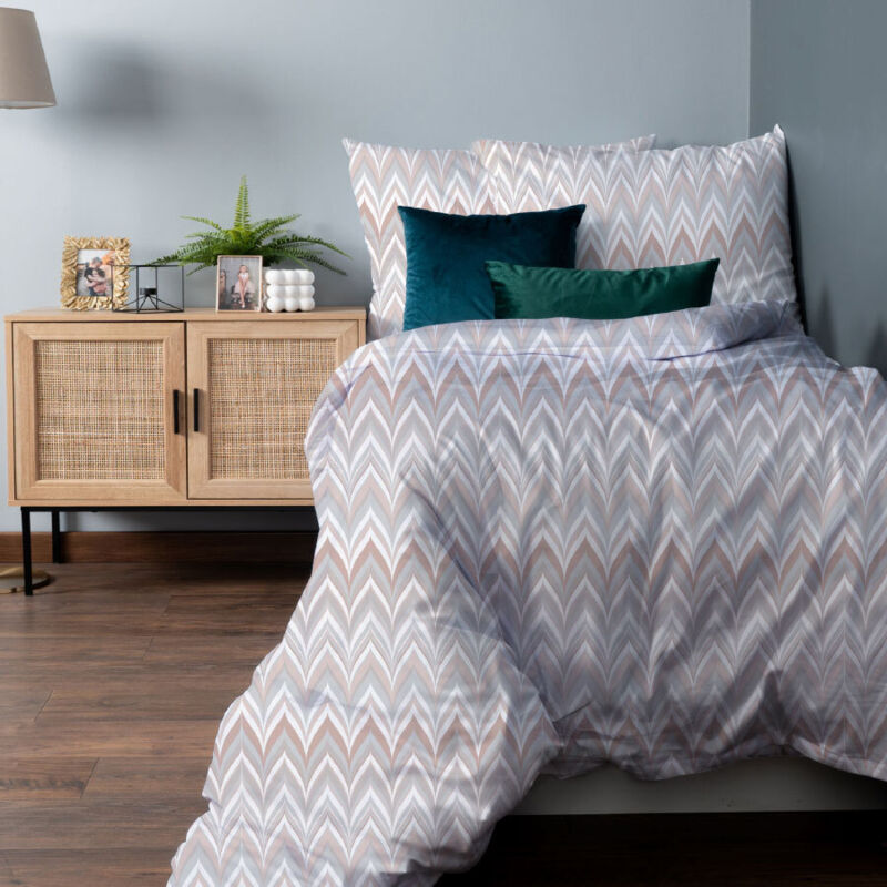 Parure de Lit 3 Pièces Alix 240x220cm Bleu | Leroy Merlin
