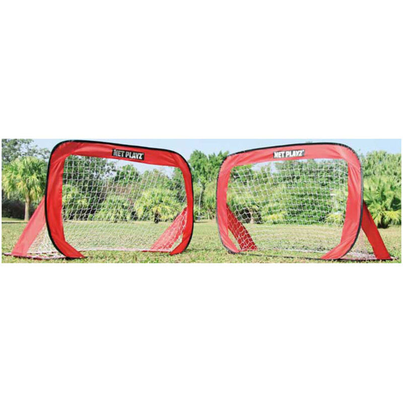 Foot Enfant Set De 2 Mini-buts De Football HOMCOM – Pliables, 183x90x90 Cm, Filet Oxford, Pour Enfants Extérieur Ensemble Foot Enfant