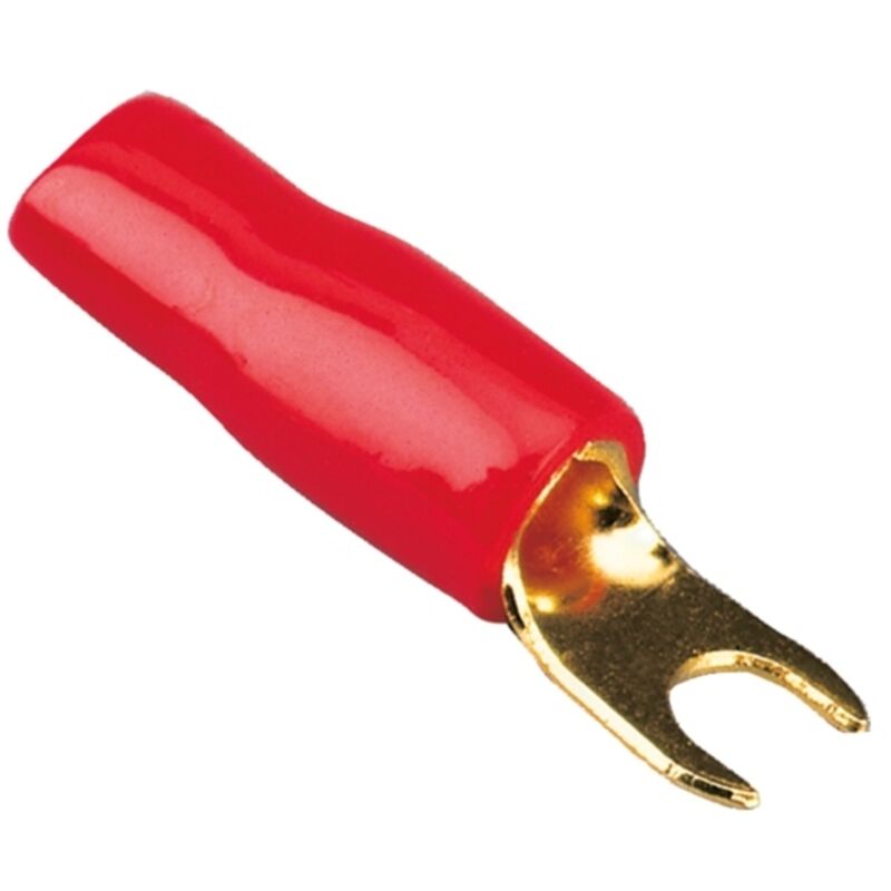 10 COSSE À SERTIR À FOURCHE 4.3MM ÉLECTRIQUES 0,5-1,5 mm² / 16-22 AWG (10x1867