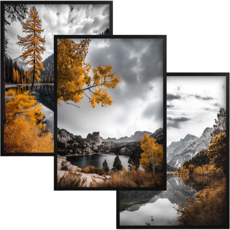 Poster Nature Montagne 40x50 Cm - Art Mural Paysage Moderne ARTTOR