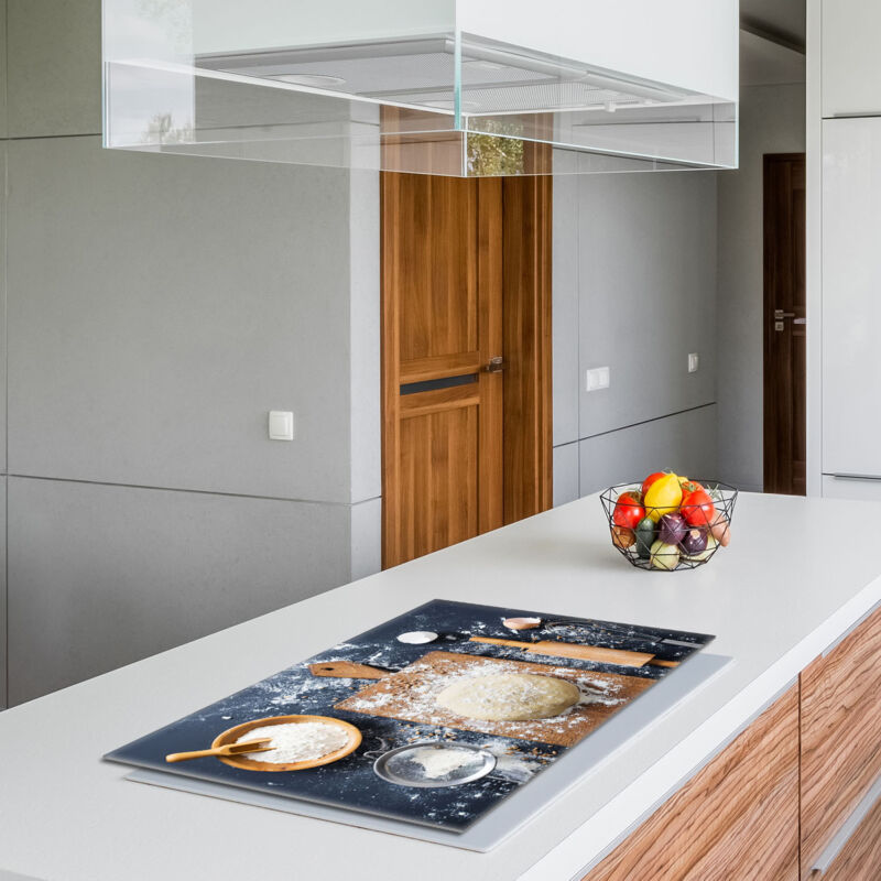 Tulup Planche De Cuisine En Verre 80x52 - Tableau Noir