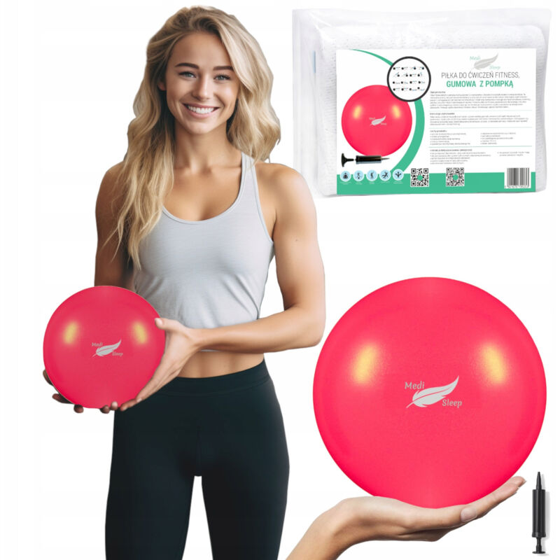 FANWINKJ Petit Ballon De Gymnastique Pilates 20 Cm - Ballon Fitness Souple Antidérapant