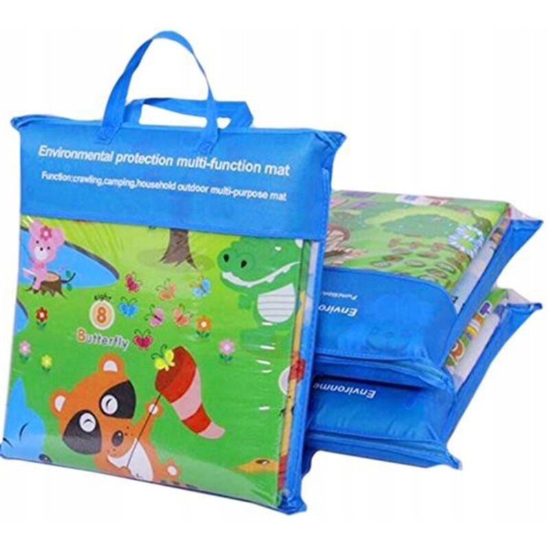Tapis De Jeu Enfant Route De Ville 200x150cm - Motif Circulation, Lavable, Antidérapant, Pour Voitures Miniatures - 8