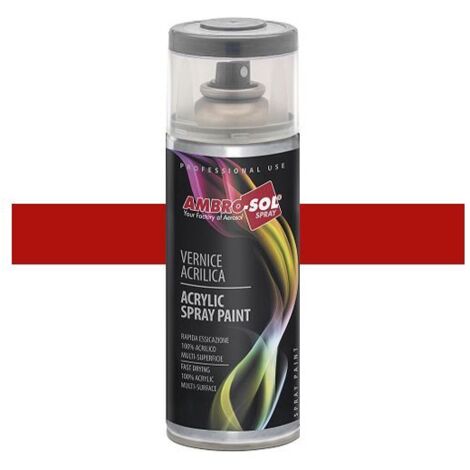 VERNIS ACRYLIQUE UNIVERSEL RAL 3020 Rouge Ambro