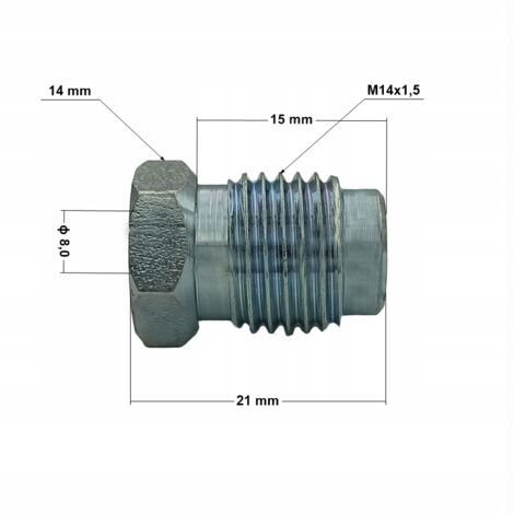 Embout de conduite de frein rigide M12x1 SF (KPS-14) Fiat