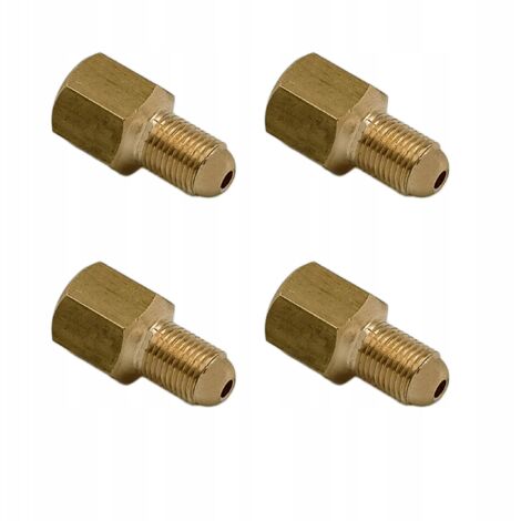 Raccords De Conduite De Frein Métriques - Lot De 20 Pièces Bronze, Pour Tube 3/16'' - Compatible Voiture, Moto, VTT - 6
