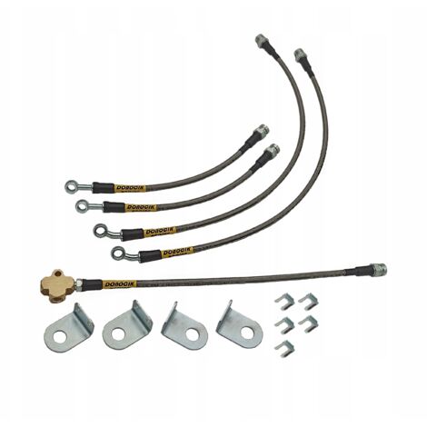 Kit 5m Conduite Frein 3/16'' (4,75 Mm) + 10 Raccords – Acier Cuivré Anti-Rouille Auto & Camion
