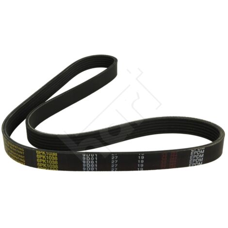 Courroie Transmission Trapézoïdale Striée PJ Belt - 340mm 3 Côtes - Pour Poulies Multi-Coins