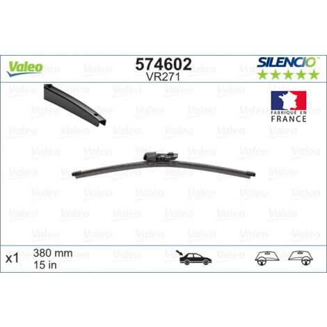 Balai D'essuie-glace Valeo First FC65 - 650 Mm - Pour Avant - Conventionnel, Durable - Réf. 575561