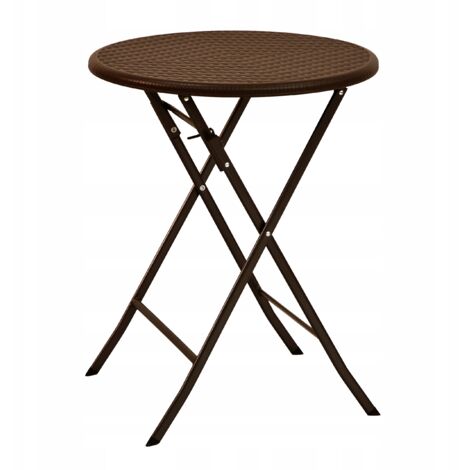 Table Pliante Bakaji En Résine HDPE Robuste - Cadre Métal Renforcé, Pliable En Valise Pour Jardin, Camping & Pique-Nique, Blanche 183x76x72 Cm