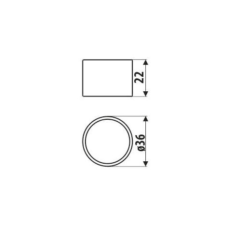Bouton GD17, chêne, gris vert (1/3)