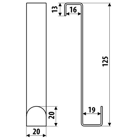Cintre WS06, noir super mat (1/2)