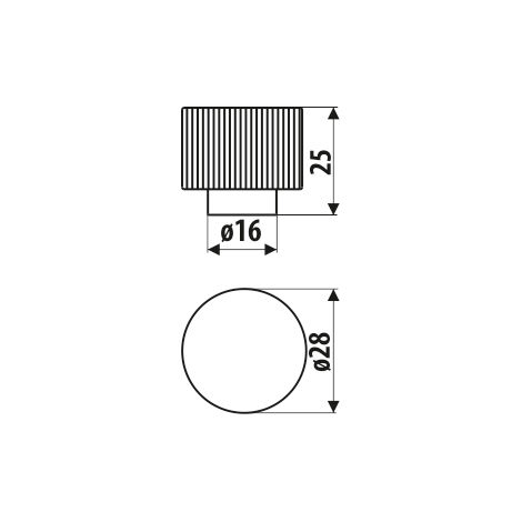 Bouton GA39, or brossé (1/2)