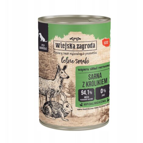 Wiejska Zagroda - Saveurs forestières - Chevreuil au lapin - 400g