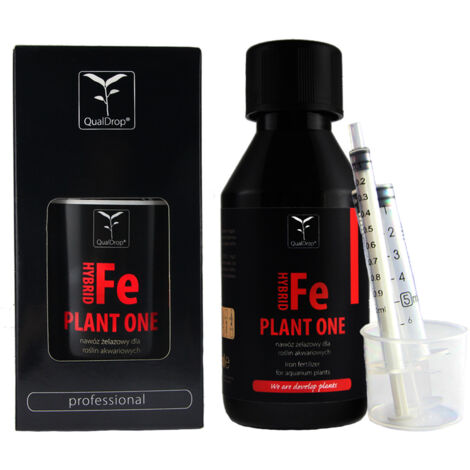 QualDrop Fe HYBRID Plant One 500 ml - Engrais ferreux pour plantes d'aquarium