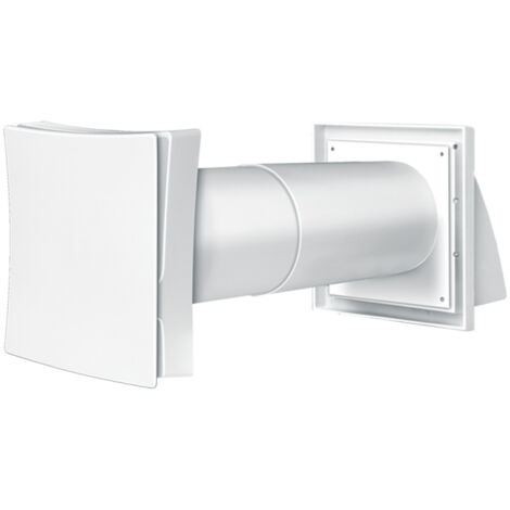 Vents – Grille d'aération réglable pour fenêtre – Débit d'air ajustable – Clapet anti-retour – Conduit télescopique en PVC