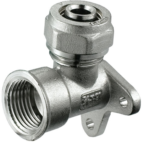 PEX-AL-PEX 20mm x 1/2" FemelleCompression Garnitures Mural Coude (1/2)