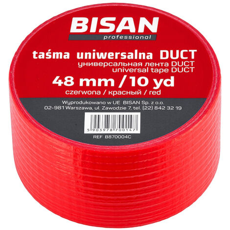 25yd Universel Rouge Ruban Tuyau Réparation Plaine Robuste Isolation Mousse (1/2)