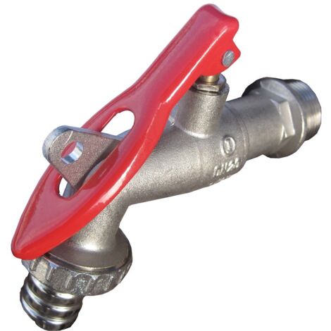 Robinet de jardin 1/2" avec serrure à cadenas (1/3)