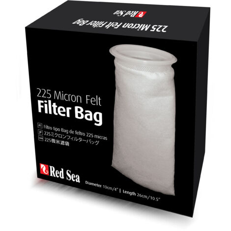Chaussette filtrante Red SEA - 225 microns Sac filtrant en feutre - 100 (4"")/260 (10,5"")