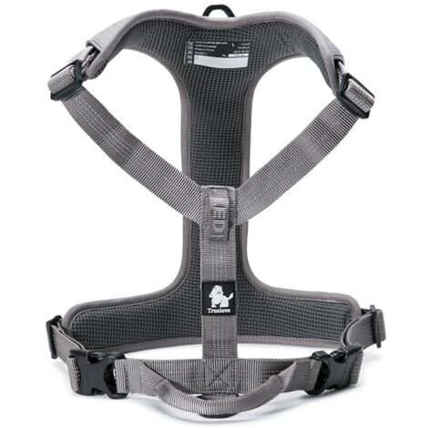 Harnais gris pour chien de garde Easy Walk Truelove L (1/5)