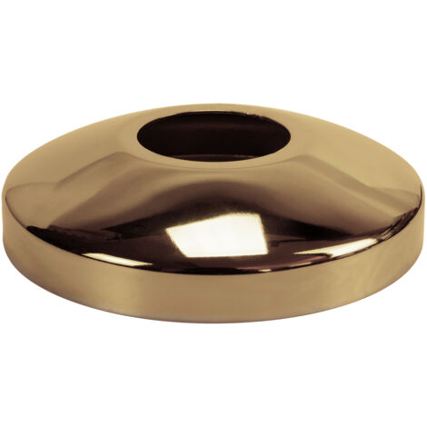Collier de siphon 32mm en acier inoxydable doré – Diamètre extérieur 90mm – Pour vannes de robinet et lave-vaisselle – Installation facile – Tycner