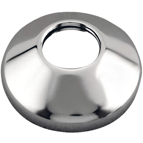 Cône en acier chromé 3/4' pour tuyau – Diamètre extérieur 88mm – Diamètre intérieur 26mm – Hauteur 22,5mm – Collier ovale – Tycner