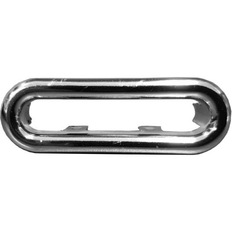 Bouchon rosace pour le trou de trop-plein du lavabo, en plastique (1/4)