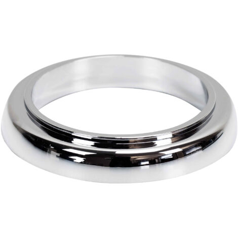 Anneau de base pour robinet de cuisine – Plastique chromé – Diamètre intérieur 40 mm – Étanchéité optimale pour rénovation – Tycner
