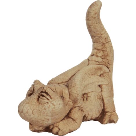Figurine de jardin Dragon Sucette en béton (1/5)