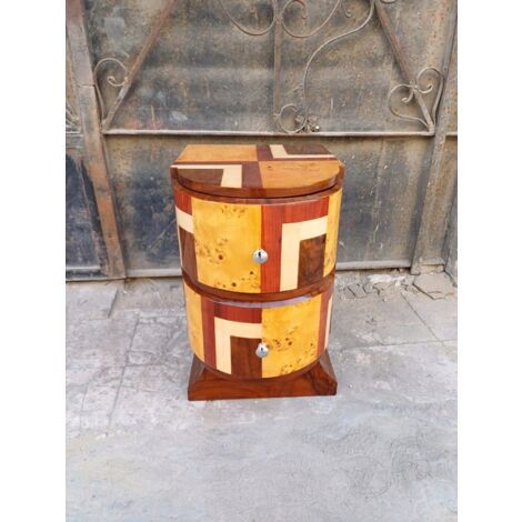 Plateau En Bois Marqueté Art Déco Plusieurs Essences 47x28 Cm 158 Kg