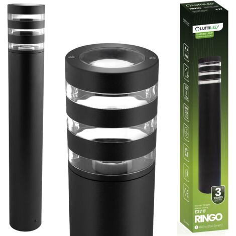 Lampadaire de jardin rond d'extérieur sur pied E27 LED RINGO 60 cm