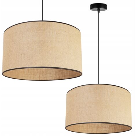 LAMPE SUSPENDU PLAFOND LUSTRE ABAT-JOUR 40 CM (1/5)