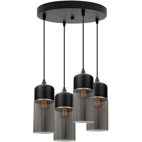 ABAT-JOUR DE LUSTRE Suspendu Lampadaire Cylindre Tambour Bureau Rotin