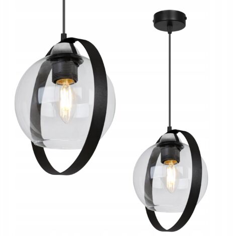 Lampe à poser Infinity avec abat-jour verre arqué