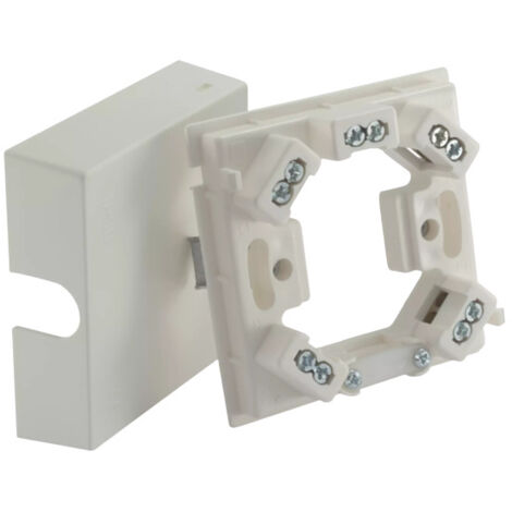 Boîtier de raccordement encastré pour cuisinières 5 x 6 mm blanc HAD01 Simet 35350206 (1/2)
