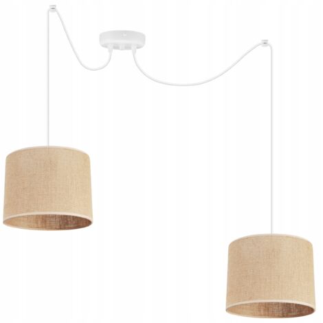 LAMPE SUSPENDU PLAFOND LUSTRE ABAT-JOUR 20 CM ARAIGNÉE