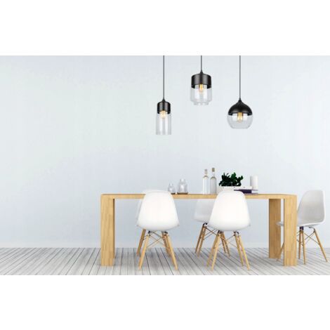 LAMPE SUSPENDU MODERNE ÉLÉGANT ABAT-JOUR EN VERRE