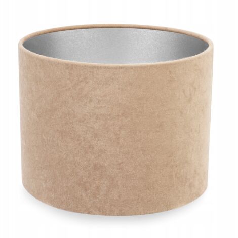 ABAT-JOUR MODERNE EN VELOURS CHROME 20 cm (1/5)