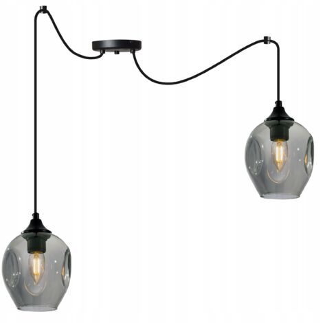 LAMPE SUSPENDU MODERNE EN VERRE ARAIGNÉE (1/5)