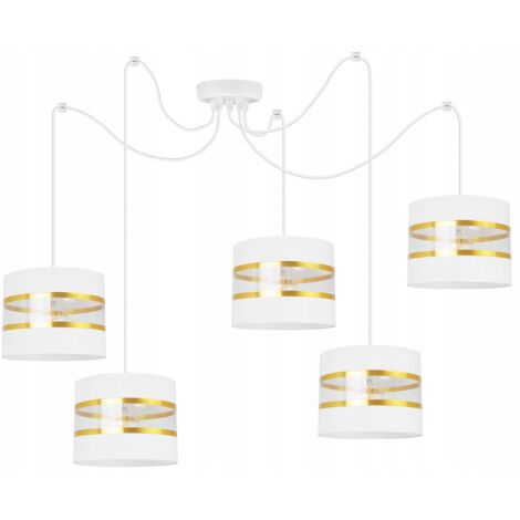 LAMPADAIRE SUSPENDU LUSTRE ABAT-JOUR MODERNE (1/5)