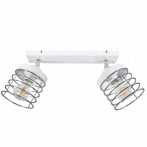Lustre LED Design Chromé 38cm – 24W – Pour Salon Ou Cuisine, Style Industriel
