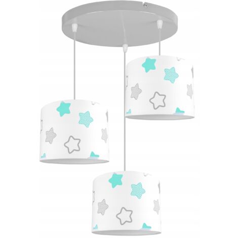 PLAFONNIER SUSPENDU LUSTRE ABAT-JOUR DIAMANT LED