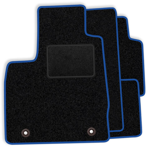 2 Tapis Porte-gobelet Antidérapants Pour Renault Captur II (2020-2024) - PVC Bleu - Protection Contre Les Taches