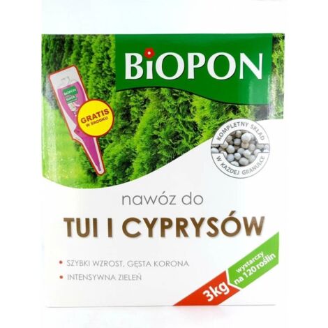 ENGRAIS - POUR TUILES ET CYPRÈS 3KG - BR BIO-1532