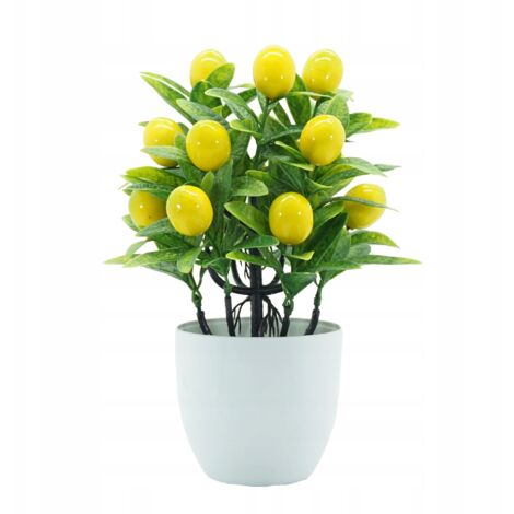 Plante ARTIFICIELLE CITRONNIER Artificiel 18x24cm JOLI BONAI Pot