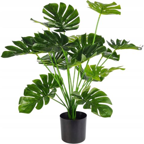 Plante artificielle Monstera Deliciosa 50-75 cm Grande décoration réaliste XL
