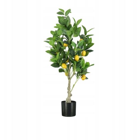 Plante artificielle citronnier en pot réaliste 90 cm (1/5)